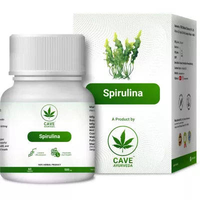 Cave Ayurveda Spirulina 500Mg