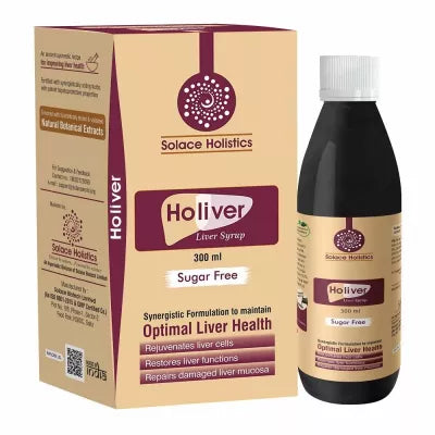 Solace Holistics Holiver Liver Syrup Sugar Free