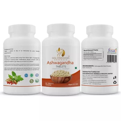 Goldenacacia Herrbals Ashwagandha Tablets (1000 Mg)