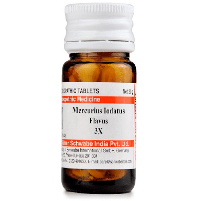Dr. Willmar Schwabe India Mercurius Iodatus Flavus Trituration Tablet