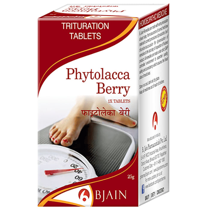 Bjain Phytolacca Berry Trituration Tablet