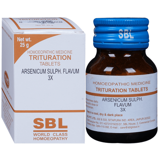 SBL Arsenicum Sulph Flavum Trituration Tablet