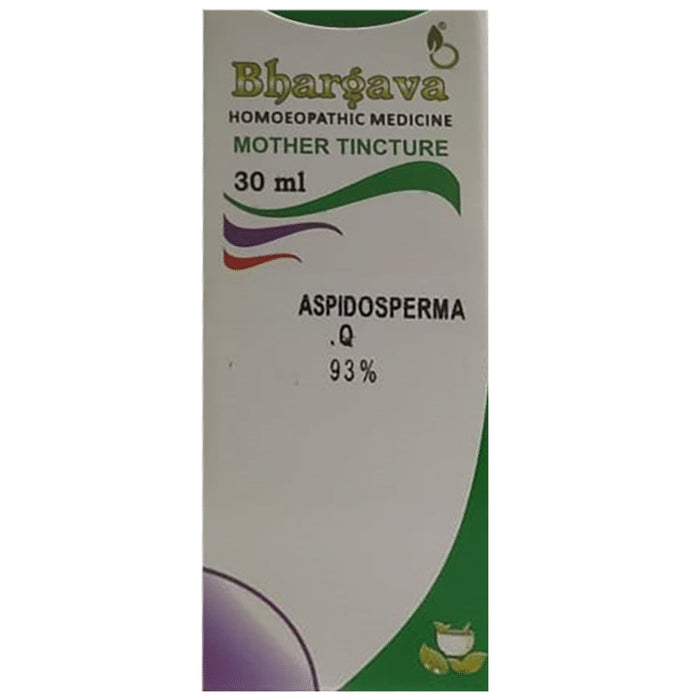 Bhargava Aspidosperma Mother Tincture