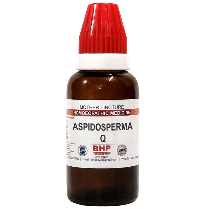 Bangalore Homoeo Pharmacy Aspidosperma Mother Tincture
