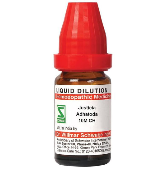 Dr. Willmar Schwabe India Justicia Adhatoda Dilution