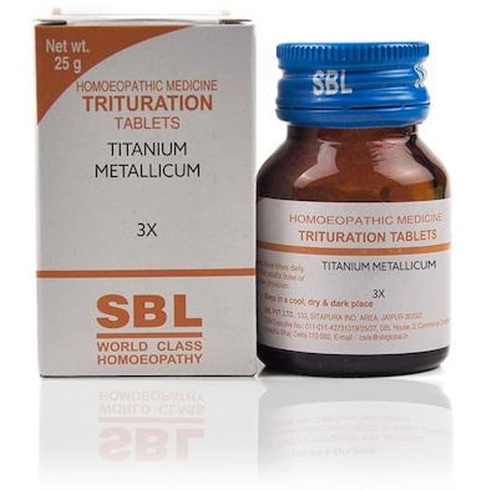 SBL Titanium Metallicum Trituration Tablet