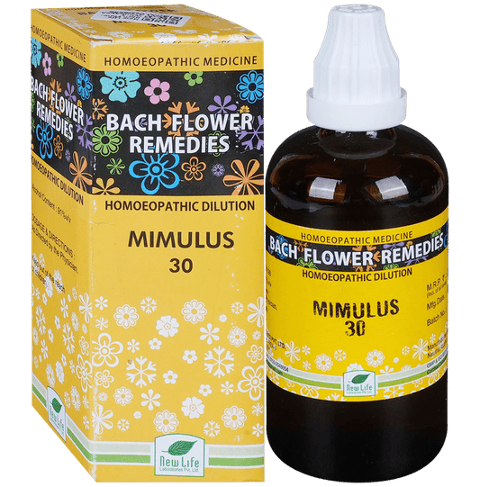 New Life Bach Flower Mimulus 30 Bach Flower