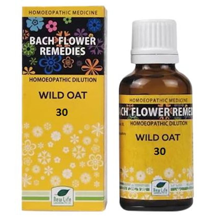 New Life Bach Flower Wild Oat 30 Bach Flower