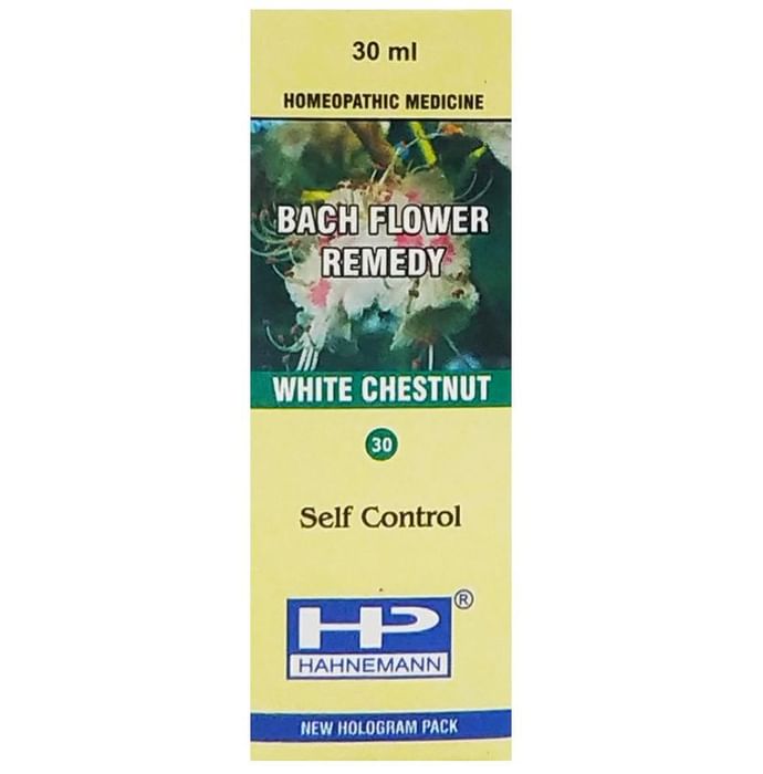 Hahnemann Bach Flower White Chestnut 30 Bach Flower