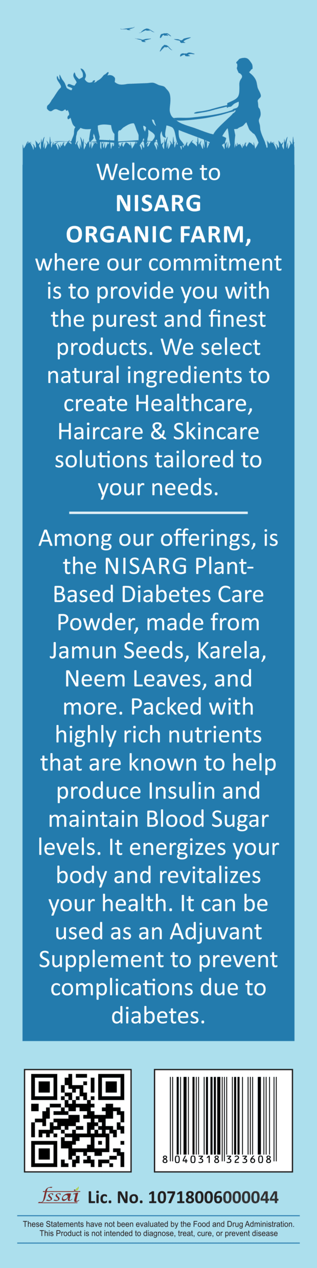 Nisarg Organic Farm Diabetes Care Supplements Powder