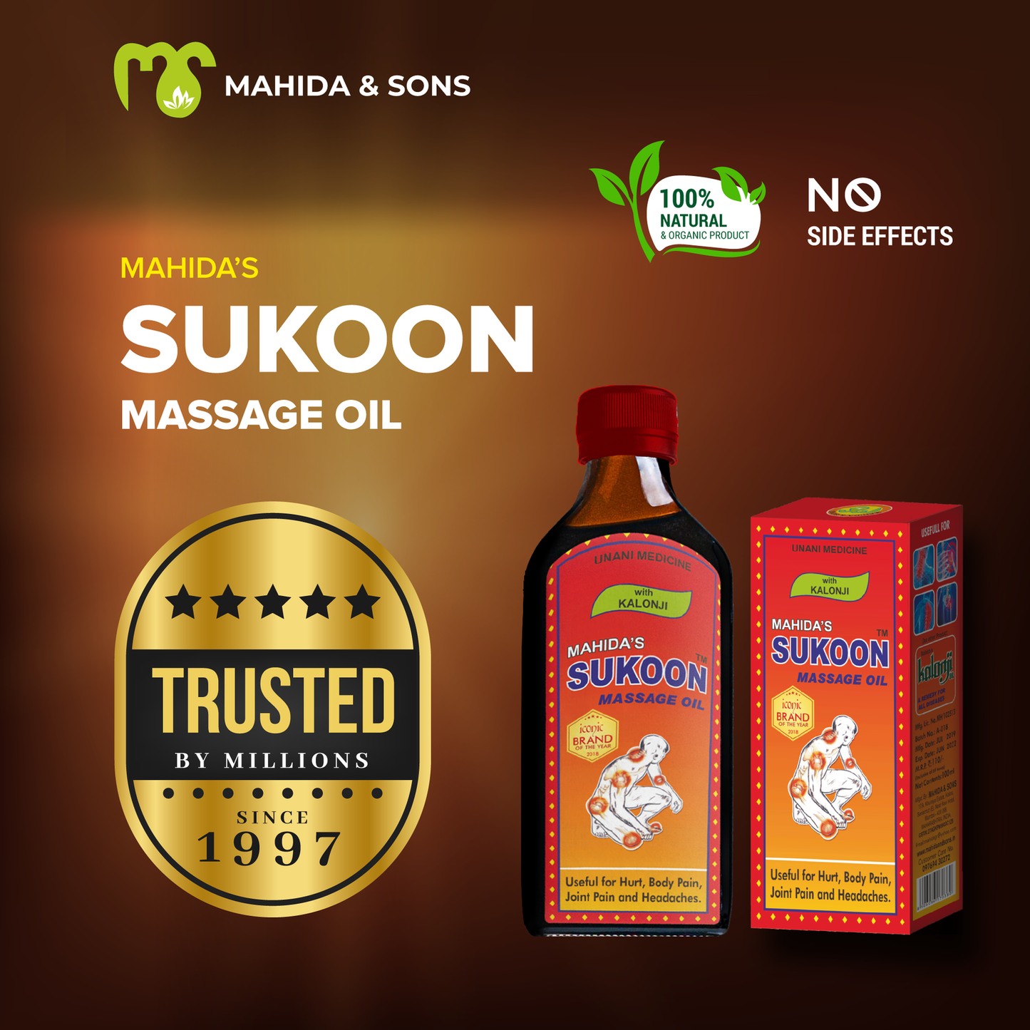 Mahida Sukoon Massage Oil