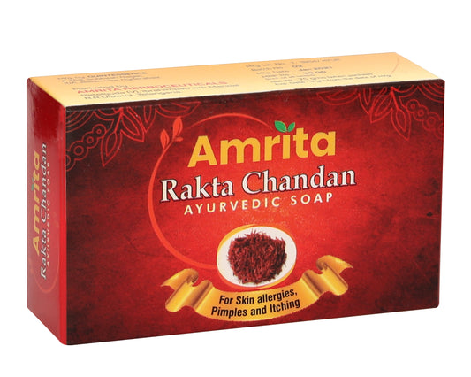 Amrita Rakta Chandana Soap (Pack of 3)