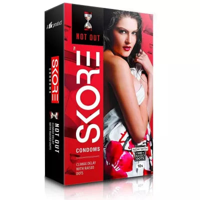 TTK Healthcare Skore Not Out Climax Delay & Dotted Condom