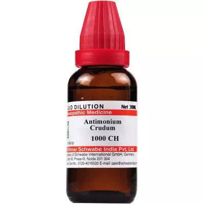 Willmar Schwabe India Antimonium Crudum 1M