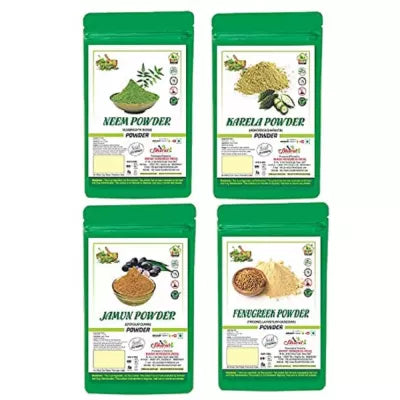 BHPI Bharat Neem, Karela, Jamun & Fenugreek Powder Combo