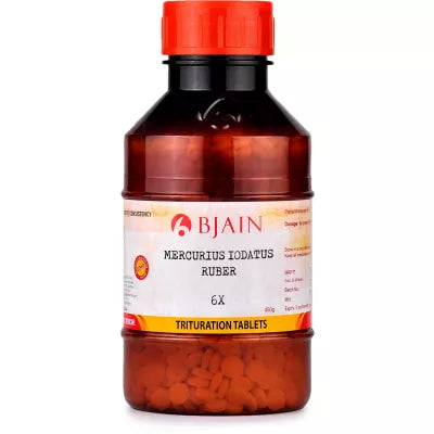 BJain Mercurius Iodatus Ruber 6X AYUSH Upchar