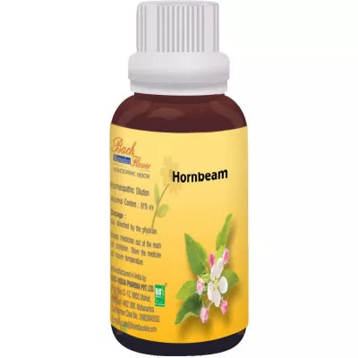 Bio India Bach Flower Hornbeam AYUSH Upchar