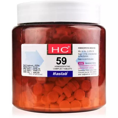 Haslab HC 59 (Merc Bin Iod Complex) AYUSH Upchar