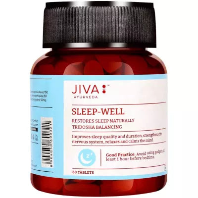 Jiva Ayurveda Sleep Well Tablets AYUSH Upchar