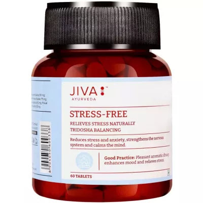 Jiva Ayurveda Stress Free Tablets AYUSH Upchar