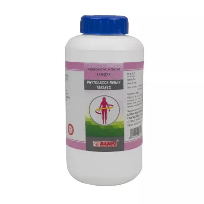 Lords Phytolacca Berry Tablets AYUSH Upchar