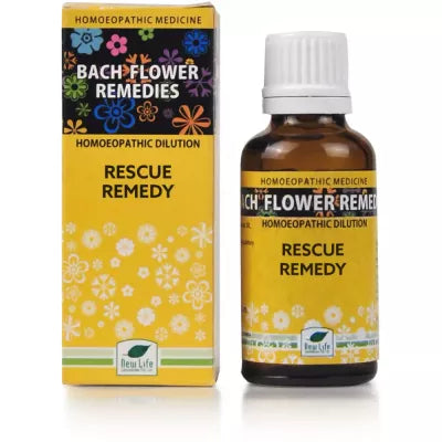 New Life Bach Flower Rescue Remedy AYUSH Upchar