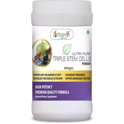 Vringra Ultra Pure Triple Stem Cell Powder - Best Supplement To Boost Stamina & Immune System