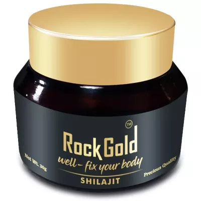 Vedapure Rock Gold Shilajit Resin With Pure True Gold & Silver