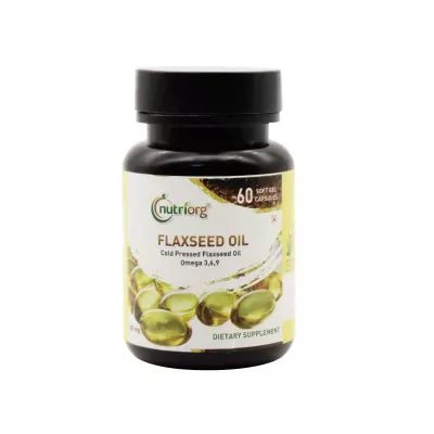 Nutriorg Flaxseed Oil Soft Gel Capsule