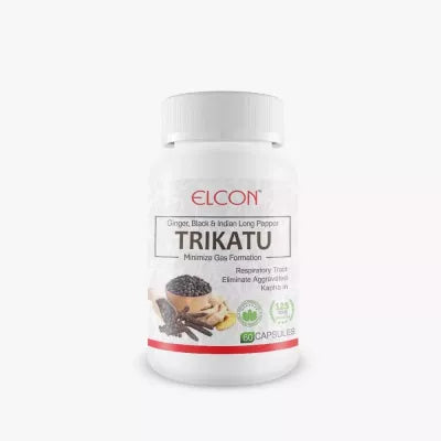 Elcon Trikatu With Ginger & Long Pepper 125Mg Capsule