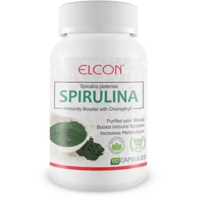 Elcon Spirulina 500Mg Capsule