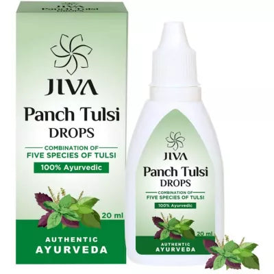 Jiva Ayurveda Panch Tulsi Drops