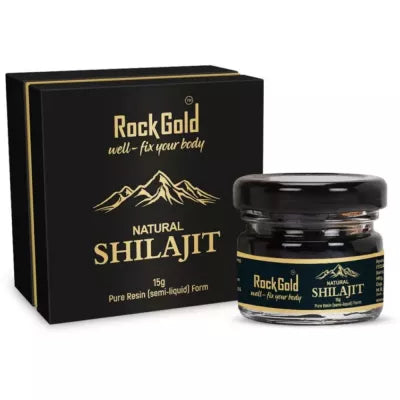 Rock Gold Pure Ayurvedic Shilajit/ Shilajeet Resin For Men & Women