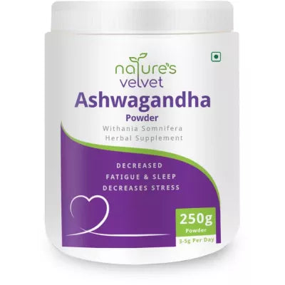 Natures Velvet Ashwagandha Powder Withania Somnifera