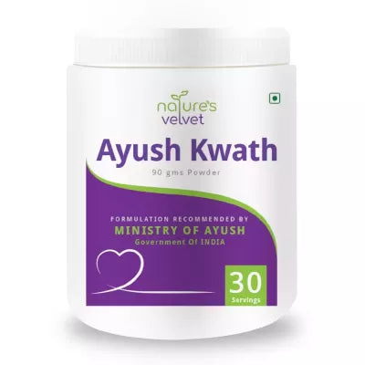 Natures Velvet Ayush Kwath Kadha Immunity Booster Powder