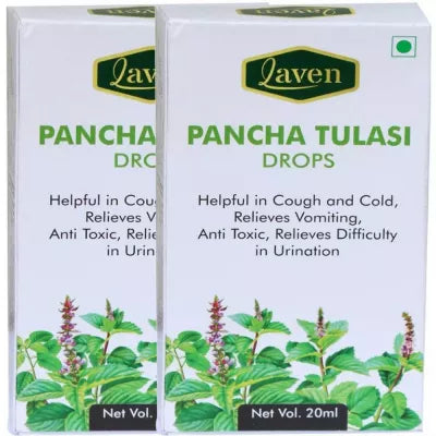 Laven Pancha Tulasi Drops