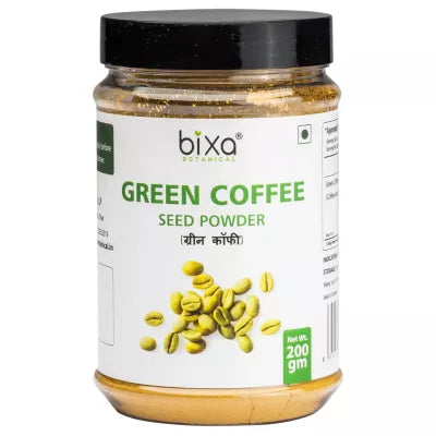 Bixa Botanical Green Coffee Beans Powder Coffea Robusta