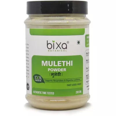 Bixa Botanical Mulethi Root Powder Glycyrrhiza Glabra