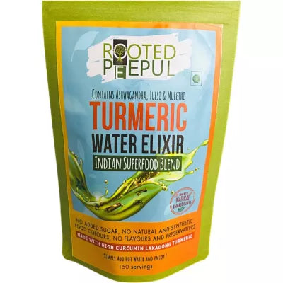 Rooted Peepul Turmeric Water Elixir Superfood Blend Kadha