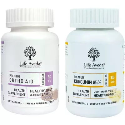 Life Aveda Ortho-Aid & Curcumin 95% Capsule Combo