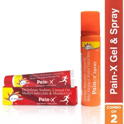 Dr Morepen Body Pain Relief Combo Pain-X Spray & Pain-X Gel