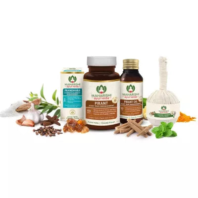 Maharishi Ayurveda Pain Relief Therapy With Patra Potli Combo