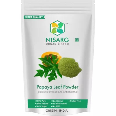 Nisarg Organic Farm Papaya Leaf Powder