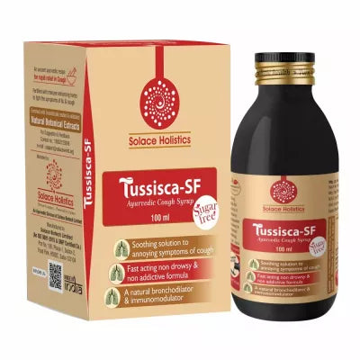 Solace Holistics Tussisca SF Ayurvedic Cough Syrup Sugar Free