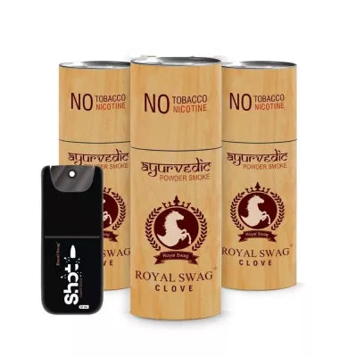 Royal Swag Ayurvedic & Herbal Cigarette, Clove Flavour - (15 Sticks, Shot -12Ml) (1Pack)