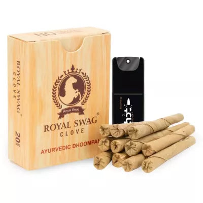 Royal Swag Ayurvedic & Herbal Long Bidi Smoke (20 Sticks & Shot 12Ml) (1Pack)