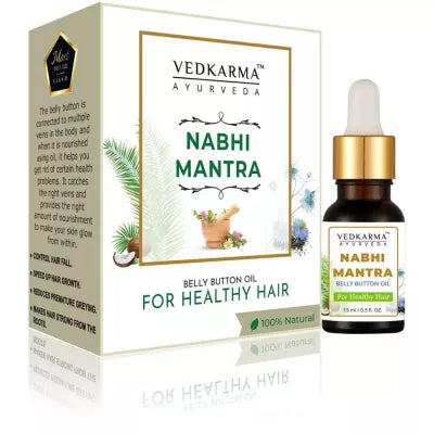 Vedkarma Nabhi Mantra Healthy Hair Belly Button Oil