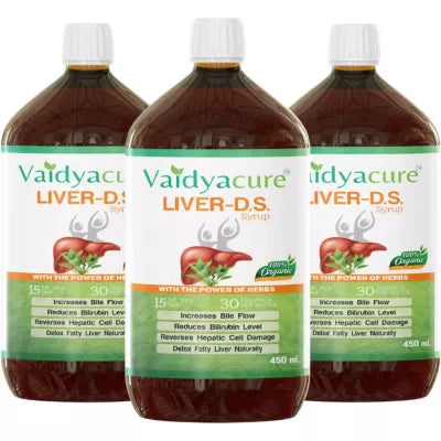 Vaidyacure Liver DS Syrup (3 Month Course)