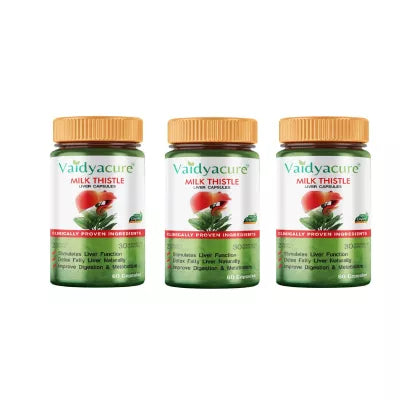 Vaidyacure Milk Thistle Liver Capsules