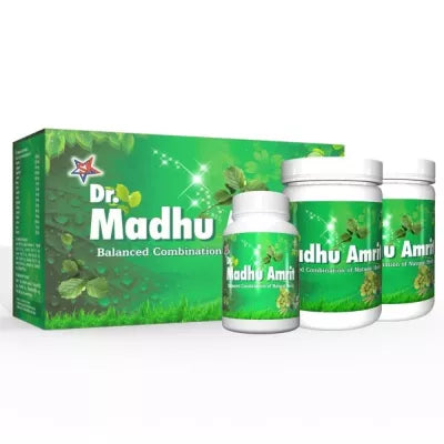 Sat Kartar Dr Madhu Amrit for Diabetic Control Combo (60Gm Powder & 30 Capsule) (1Pack)